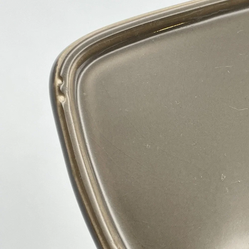 Threshold Mini Teal Blue Stoneware Covered Butter Dish Gray Tray Lid 4